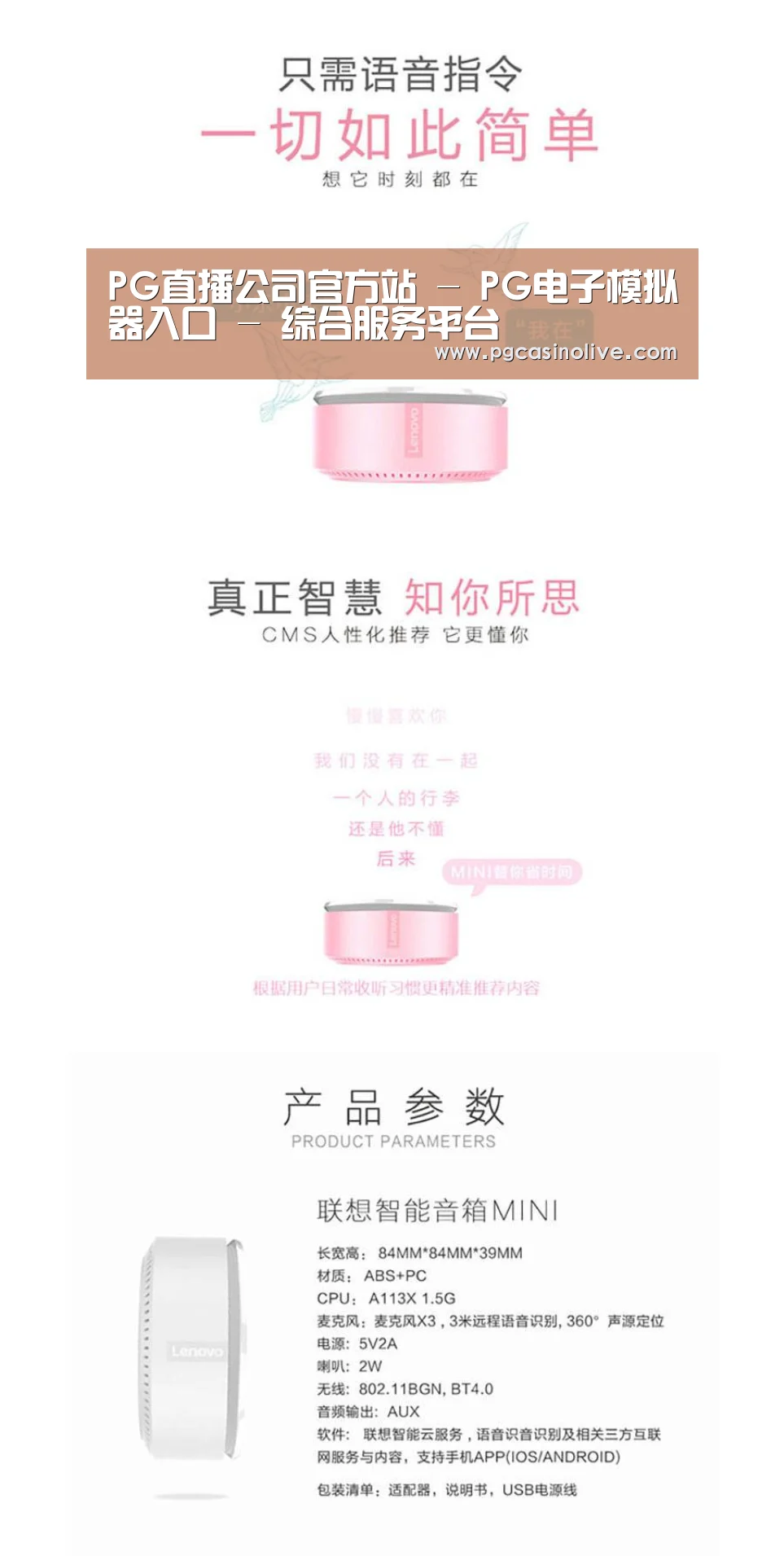 联想智能音箱MINI(图1)